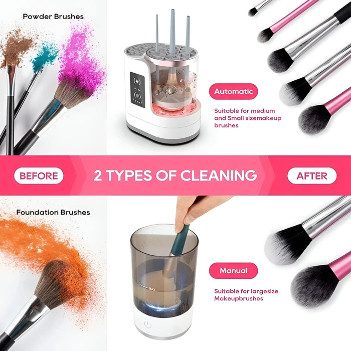 4-in-1 Electric Makeup Brush Cleaner